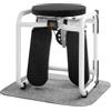 Chelngveo Mini stepper con carico di 150 kg e fasce di resistenza, attrezzi da fitness manuali per la casa, per principianti ed esperti, per casa e ufficio, 42 x 34,5 x 32 cm