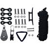 Genérico KIT Plugs Kayak SCUPPER, KIT KAYAK TROLLEY Kit di viti del carrello per | di carabinatore di tacchette di corda, per barche Paracord da 30 piedi, rivetti per viti per donne per uomini
