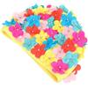 POPETPOP Cuffia Piscina Donna Fiori Vintage Doppio Strato Elegante e Femminile per Adulti, Riduce la Resistenza e Mantiene Colore e Forma, per Vacanze Estive e Allenamenti in Piscina