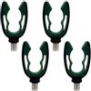 Sandyseptember Silicone a forma di U per canna da pesca alla carpa, 4 pezzi, set con filettatura standard da 3/8 per supporto treppiede in mare e lago scenari di pesca