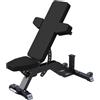 GORILLA SPORTS® Panca palestra regolabile, 11 posizioni, acciaio, 900 kg