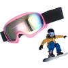 Générique Maschera Da Snowboard Antiappannamento Comoda, Calda E Morbida Per Lo Sci
