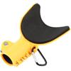 Sandyseptember Supporto per canna da pesca con comodo cuscinetto in spugna antiscivolo realizzato in materiale ABS per un uso sicuro e senza fatica (giallo)