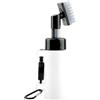 WVYHLAMRC Spazzola for Pulizia Mazze da Golf Spazzola for scanalatura Portatile for Mazze da Golf con Spazzola for Acqua a Bottiglia d'Acqua di Tipo Push(White)