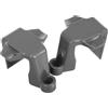 TOYANDONA 2 Pezzi Clip per Parafango per Barca in Plastico Resistente all'Usura Supporto Stabile, Regolatore per Binario per Yacht in Ambienti Marini
