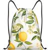 EDPXKL Borsa da palestra con coulisse S Lemon per uomo/donna, borsa a tracolla con coulisse a tema basket, zaino sportivo per palestra, spiaggia e nuoto.