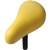 LeeQinersw Sella per Bicicletta Senza Pedali per Bambini, Sella per Bicicletta per Bambini e Bambine, Resistente all'Acqua, Antiscivolo con reggisella di, Tubo Giallo da 25 Mm