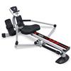 HIGH POWER Vogatore a 2 Pistoni GetFit Pro - Regolazione 10 Livelli, Display LCD, Pieghevole - Allenamento a casa
