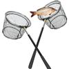 Roysmart 2 retini da pesca a farfalla, retino da pesca, telescopico, rete da pesca, allungabile da 40,5 cm a 151,5 cm, per giardino, piscina, attività all'aperto