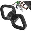 Generico Hammock Swivel - 30KN Safety Rotator | 7075 Aerospace Aluminum Connector | Smooth 360° Free Rotation, Auto-Aligning Heavy Duty Hardware, for Aerial Yoga Rock Climbing Tree Swings Web Hammocks