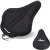BOBILIFE Cuscino in gel spesso e largo per sella da bicicletta, con copertura impermeabile, ampia superficie confortevole per il sedile della bici, realizzato in gel di memory foam (M (27.9 cm x 17.8 cm))