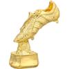 MAGICLULU Miniatura Scarpa da Calcio in Lega Color Oro, Design Unico e Portatile, Come Ornamento da Collezione per Appassionati di Calcio