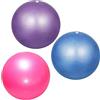 Willoo 3 Pezzi Yoga Fitness Ball, Mini Palla Da Pilates, Antiscivolo Esercizio Ball, Piccola Palla Per Esercizi Con Cannucce Gonfiabili per Yoga, Danza Classica, Training E Terapia Fisica (Blu, Rosa, Viola)