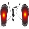 Generico Solette Riscaldate per Uomini Riscaldatore per Piedi con Riscaldamento USB