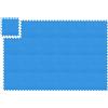 Relaxdays 48x Tappeto da Fitness a Puzzle per la Palestra o da Gioco Bambini, Tappetino in EVA, Area 2,16 m², 30x30, Blu