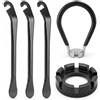 AIYHSW 5 Pezzi Set Chiave Per Raggi Bici,Chiavi Raggi 8 Fori Compatibile Con Misura 10-15 Chiave Per Raggi Per Bicicletta Chiave Di Serraggio Con Leva Pneumatici,Raggi Allineamento Dei Cerchioni Acciaio