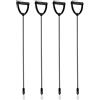 Homoyoyo Set 4 Pezzi Corde Elastiche Fitness in Plastico e Nailon con Maniglia, Resistenza Alta per Allenamento Muscolare e Esercizi di Stepper
