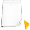 Gadpiparty Borraccia e Funzionale 450ml Piatta Creativa in Plastica Design Portatile di Perdite Forma Sottile per Fitness e Viaggi