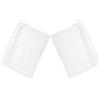 EXAOMBLE Set 2 Sacchetti in Raso Bianco Chiusura a Coulisse per Scarpe e Accessori, Borsa da Viaggio Versatile per Protezione e Conservazione lungo Termine