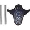 SOLUSTRE Parafango per Bicicletta in Plastica Pp Resistente, Facile da Pulire e Trasportare, per Mountain Bike e Bici da Città