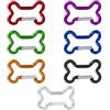 Générique Carabiner Clip - Alluminio Lega Carabiners 10pcs | Bone Shape Carabiner | Multifunctional Key Clip Caribeener for Camping/Hiking/Fishing/Traveling