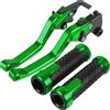 Generic Freni a Tamburo per Moto Kawasaki Z750 2007-2012, Leve Freno e Frizione in Alluminio per Moto, manopole per Manubrio, Leve con Serbatoio robuste