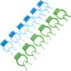 Toyvian Clip per Naso Professionale 12 Pezzi Pom Eva per Nuoto | Clip Nasali Portatili, Blu e Verde, Texture Confortevole, Uso in Casa e Durante i Pasti