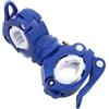 TOYANDONA Supporto per Luci Bici Montaggio Sicuro e Angolo Regolabile, Staffa Porta Torcia in Plastico e Metallo per Manubrio Bicicletta, Diametro 1.8-3.8cm