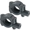NEWFT 2 staffe in metallo per montaggio a specchio per bici e manubrio moto, universali, staffe per bici