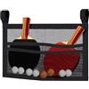 Generisch Borsa per racchette da pong, organizer regolabile per palline da pong, per uomini, donne, adolescenti, figli, figlie,