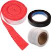 Garneck Nastro in Asciugamano per Racchette da Badminton e Tennis, Grip Confortevole e Assorbente Sudore, Materiale Rosso per Uso Professionale