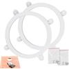 Generic Beanbag - Kit luce circolare Cornhole | Accessorio per giochi per cortile notturno, anello impermeabile, illuminazione fresca per feste e eventi all'aperto