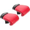 CALLARON Guanti da Boxe a Mezze Dita Pu Rosso 1 Paio per Allenamento