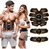 HONGXIAN EMS Elettrostimolatore Muscolare,Allenatore Addominale per la Stimolazione Mirata dei Muscoli Addominali,ABS Trainer/Toner per Addome/Braccio/Vita/Gambe,USB Ricaricabile-Uomo/Donna