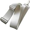 Sandyseptember Cinghia centrale regolabile in nylon bianco con gancio a molla in metallo per campi da tennis 220 cm di lunghezza accessorio da gioco
