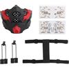 TACWJDM Maschera Meccanica Tattica Cyberpunk da Paintball A Mezza Faccia