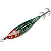 JAMIEKA 8 cm Glowing Squid Jigs Hook Esche di acqua salata Esche di gamberi per la pesca di seppia Design facile Squid Jigs esche esche da pesca notturna