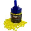 Generico Confezione 1000 Pallini per Softair 6mm 0,12 gr Pallini per Pistola Fucile Mitra Pallini Soft Air Precisione e Alta Qualità con Beccuccio per Ricarica Rapida Biberon da 1000 Colpi,colori assortiti