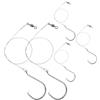 SOIMISS Attrezzatura da Pesca in Mare Profondo Resistente e Portatile 5 Pezzi con Ganci Circolari ad Ago in Acciaio per Surfcasting in Spiaggia o Pesca D'altura