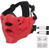 TACWJDM Casco Tattico 2 in 1 con Maschera per Paintball E Cosplay