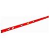 LAMEL Stadia Alluminio 300 cm Verniciato Rosso con Bolle e Maniglie
