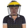 Generic Casco di Sicurezza con Visiera in Rete per Protezione Forestale da Decespugliatore con Fascia Regolabile per Comfort e Lunga Durata, Adatto per la Rifinitura del Giardino