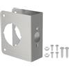 PATIKIL Piastra Di Rinforzo Per Porte, 1 Set Riparazione Rinforzo Porte Per Porte Spesse 1-3/4 Dimensioni 4-1/2 Serratura Maniglia Copripiastra Serratura A Doppia Molla, Argento