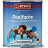 BCPRO Vernice universale per PISCINA, colore per laghetti | 750 ml | colore blu chiaro | per piscine, fontane, piscine in cemento, beton, plastica, metallo innescato, ad asciugatura rapida