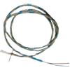 Generico Termocoppia J con flangia acciao AISI 316 Lung capsula 40 mm Diam 4 mm cavo 88 (Rif.Int. 8016)