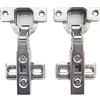Blum Clip Top 100 Grado Battuta Esterna Cerniera Standard per Porta dell'armadio Senza BLUMOTION 71M2550 Cerniere per Ante Mobili Cucina Armadio Porta Fatto in Austria 2 Pezzi