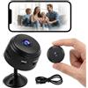 ZESTRO Mini telecamera spia wireless WiFi 1080P, microfono telecamera di sorveglianza interna ed esterna invisibile con rilevamento di movimento, registrazione remota per sicurezza casa del bambino