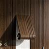 AMIGO Pannelli impiallacciati di legno autoadesivi, 1,2 m², 1 pezzo, 300 x 40 x 0,3 cm, effetto legno, decorazione da parete, soggiorno, ufficio, noce scuro