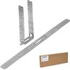 STRÜBER Appendino diretto (200 mm/100 pezzi), spessore 0,8 mm, gancio a U per profili CD 60/27 e doghe in legno, accessori per cartongesso