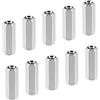 YOKIVE 10pz M3 Distanziatori Mantieni Altezza Uniforme Tono Argento 12 mm